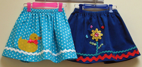 Duckie Skirt PDF Pattern cropped